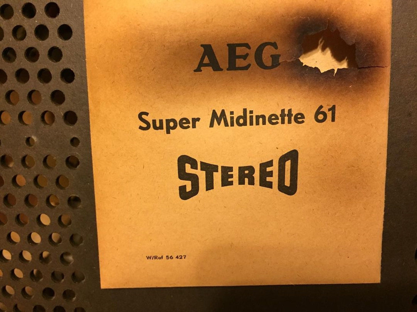 AEG Midinette 61 | Vintage Radio | Orjinal Old Radio | Radio | Lamp Radio |