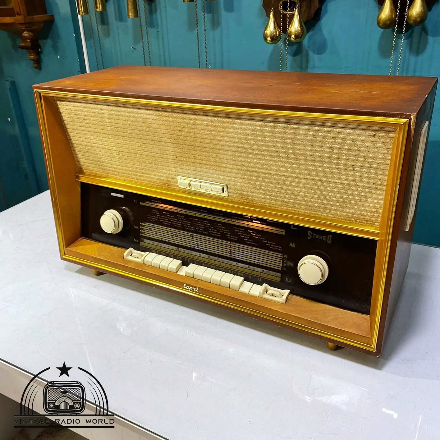 Capri Vintage Radio - Original Classic Charm, Lamp Radio Delight - Own a Piece of History