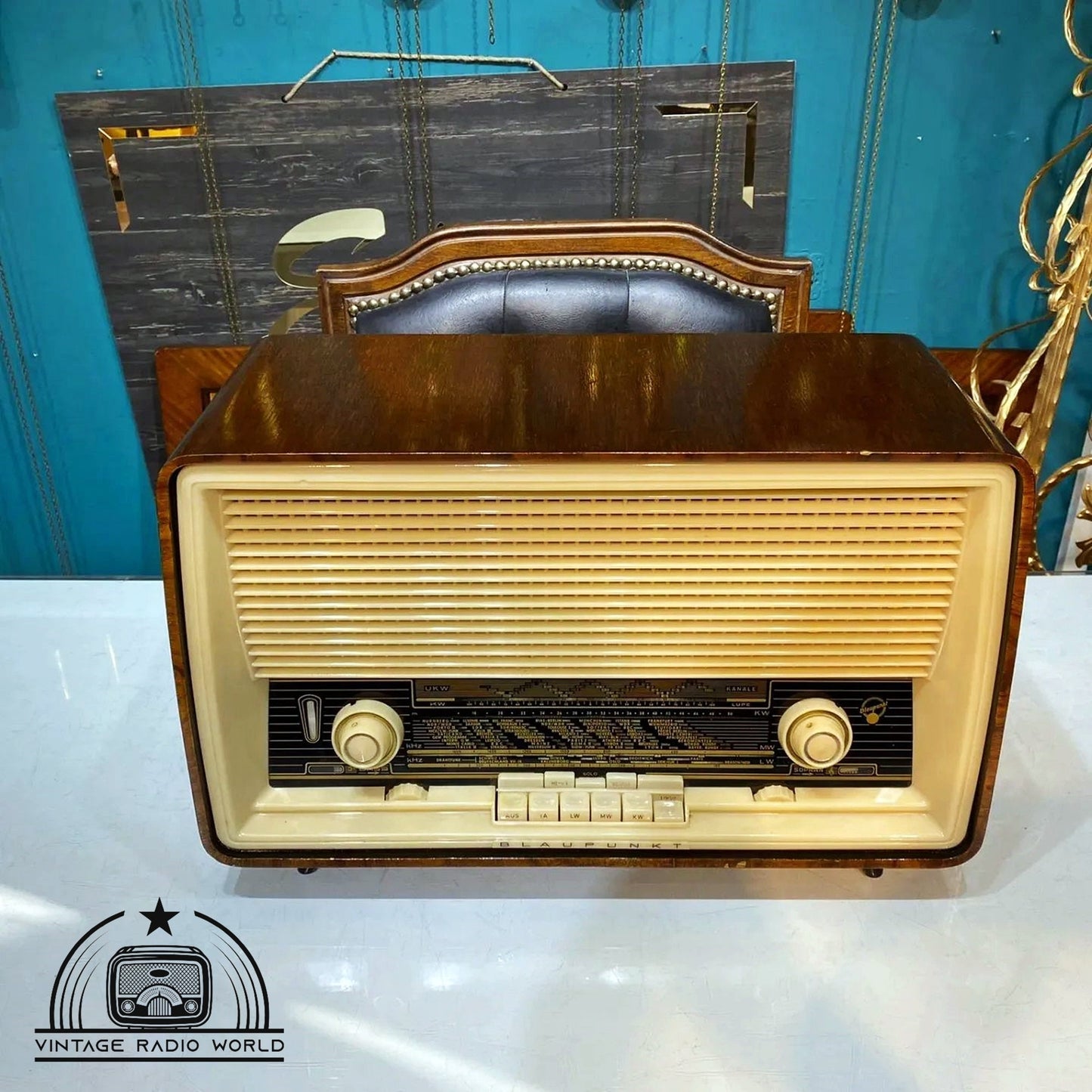 Vintage Blaupunkt Radio | Original Old Radio | Antique Radio | Classic Lamp Radio | Retro Blaupunkt Collectible