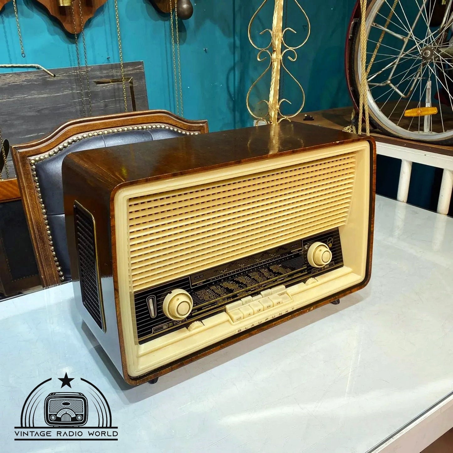 Vintage Blaupunkt Radio | Original Old Radio | Antique Radio | Classic Lamp Radio | Retro Blaupunkt Collectible
