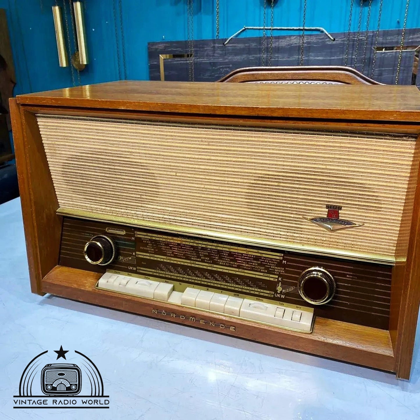 Vintage Nordmende Phonosüper Radio | Original Old Radio | Antique Radio | Classic Lamp Radio | Retro Nordmende Collectible