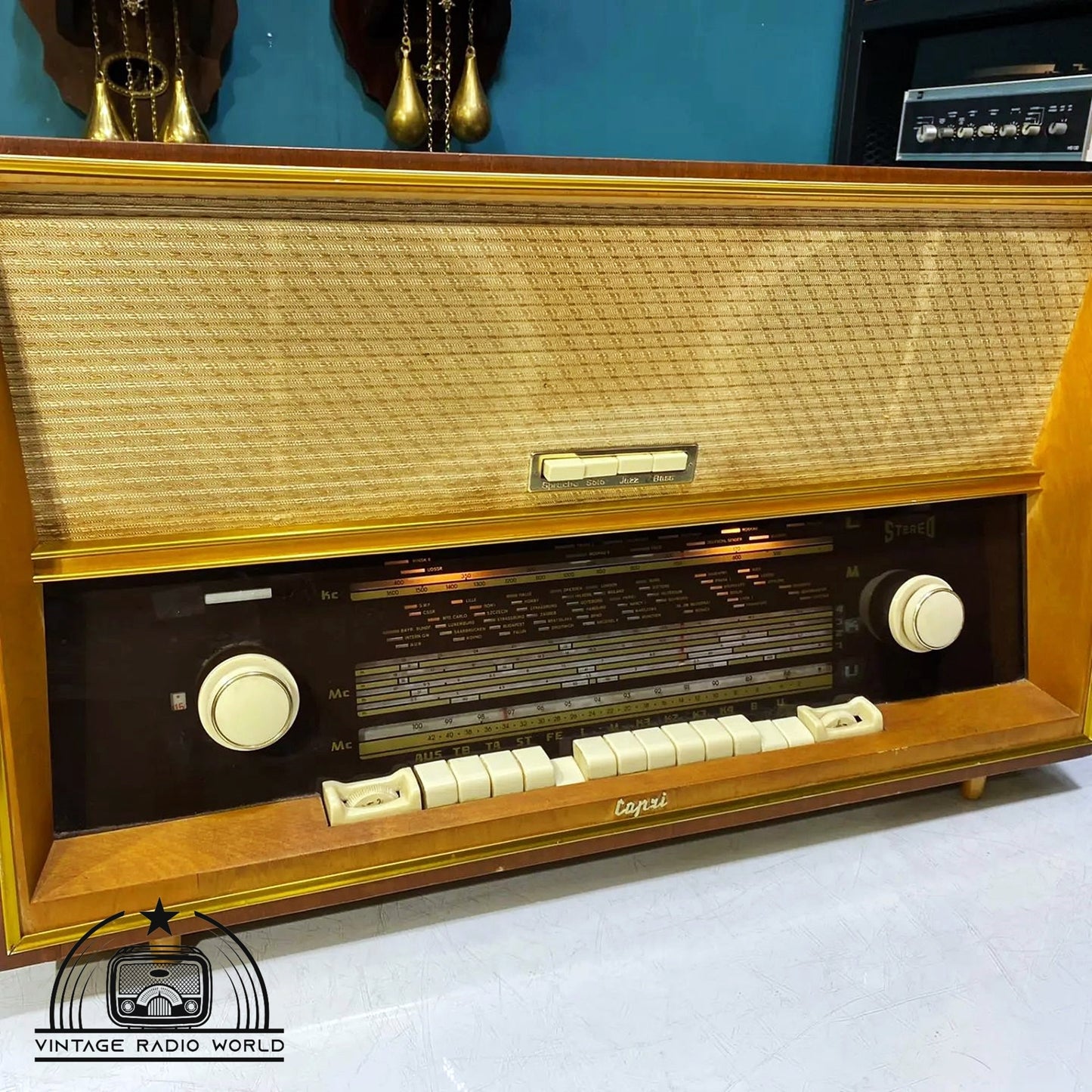 Capri Vintage Radio - Original Classic Charm, Lamp Radio Delight - Own a Piece of History