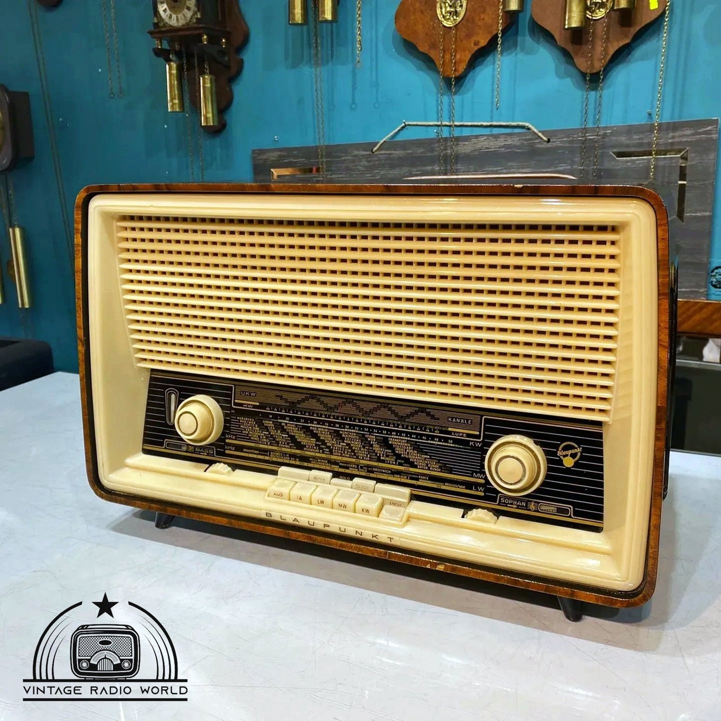 Vintage Blaupunkt Radio | Original Old Radio | Antique Radio | Classic Lamp Radio | Retro Blaupunkt Collectible