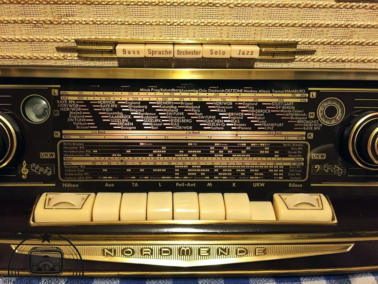 Nordmende Carmen 57 | Vintage Radio | Orjinal Old Radio | Radio | Lamp Radio | Nordmende Carmen Radio