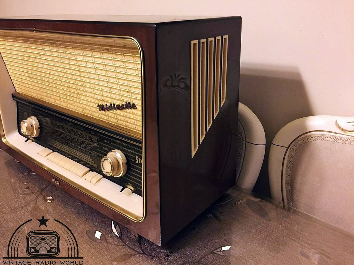 AEG Midinette 61 Radio | Vintage Radio | Orginal Old Radio | Radio | Lamp Radio | AEG Radio
