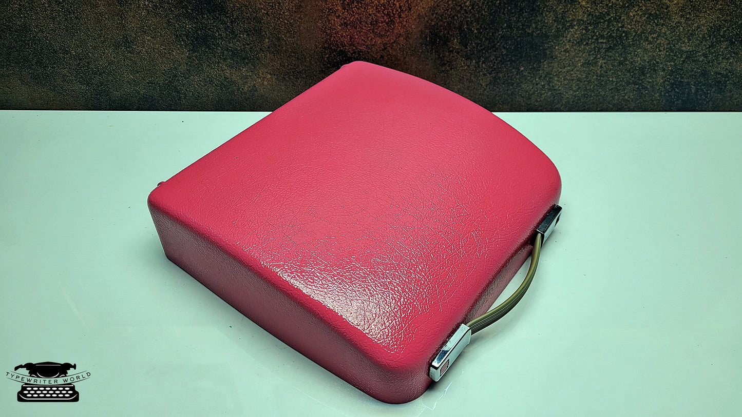 Refurbished Olympia Splendid 33/66 Pink Typewriter | Retro Manual Writing Machine | Gift for Writers & Collectors | Fully Functional