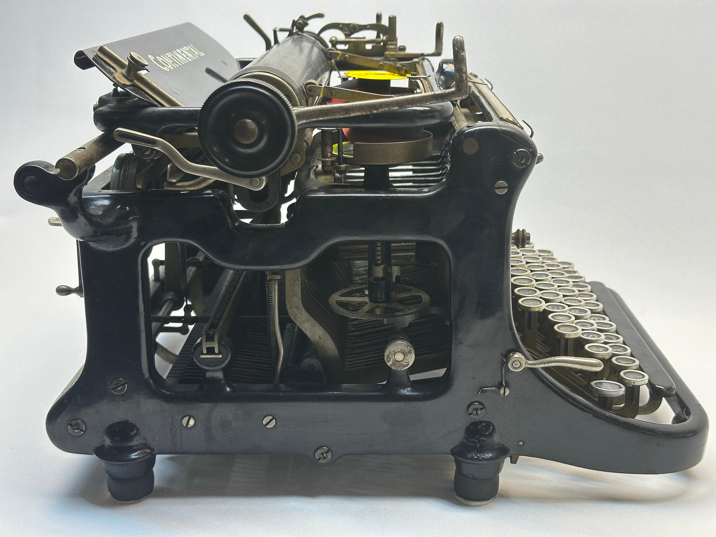 Continental Typewriter - 1939 Model with Glass Keyboard, Full-Size, Fully Functional
