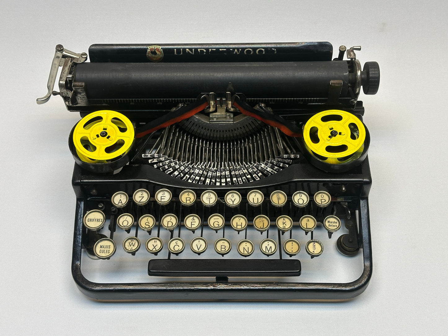 Underwood Standard Portable (3-bank) Typewriter - Classic Black, Vintage Underwood Model from 1921