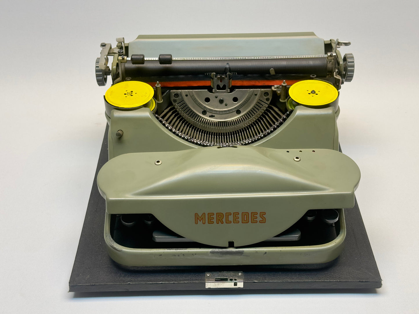Mercedes Typewriter - Dark Aegean Color with Deep Gunmetal Keyboard- Best Gift