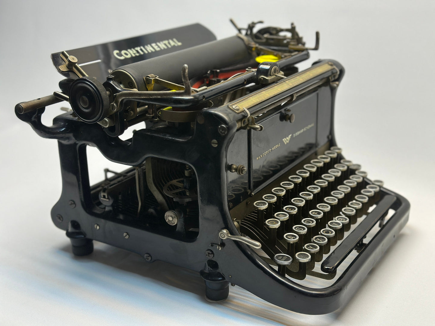 Continental Typewriter - 1939 Model with Glass Keyboard, Full-Size, Fully Functional