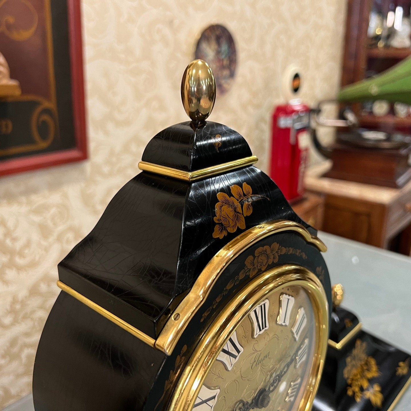 Collectible Antique Eluxa Wall Clock with Stand - Perfect Condition, Fully Functional