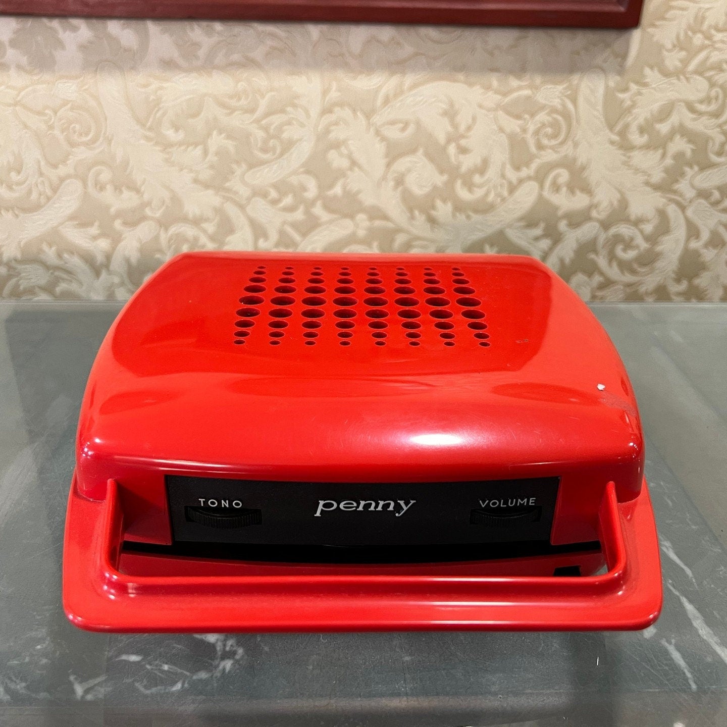 Penny 45 RPM Portable Record Player | High Condition | Fully Functional- Turntable