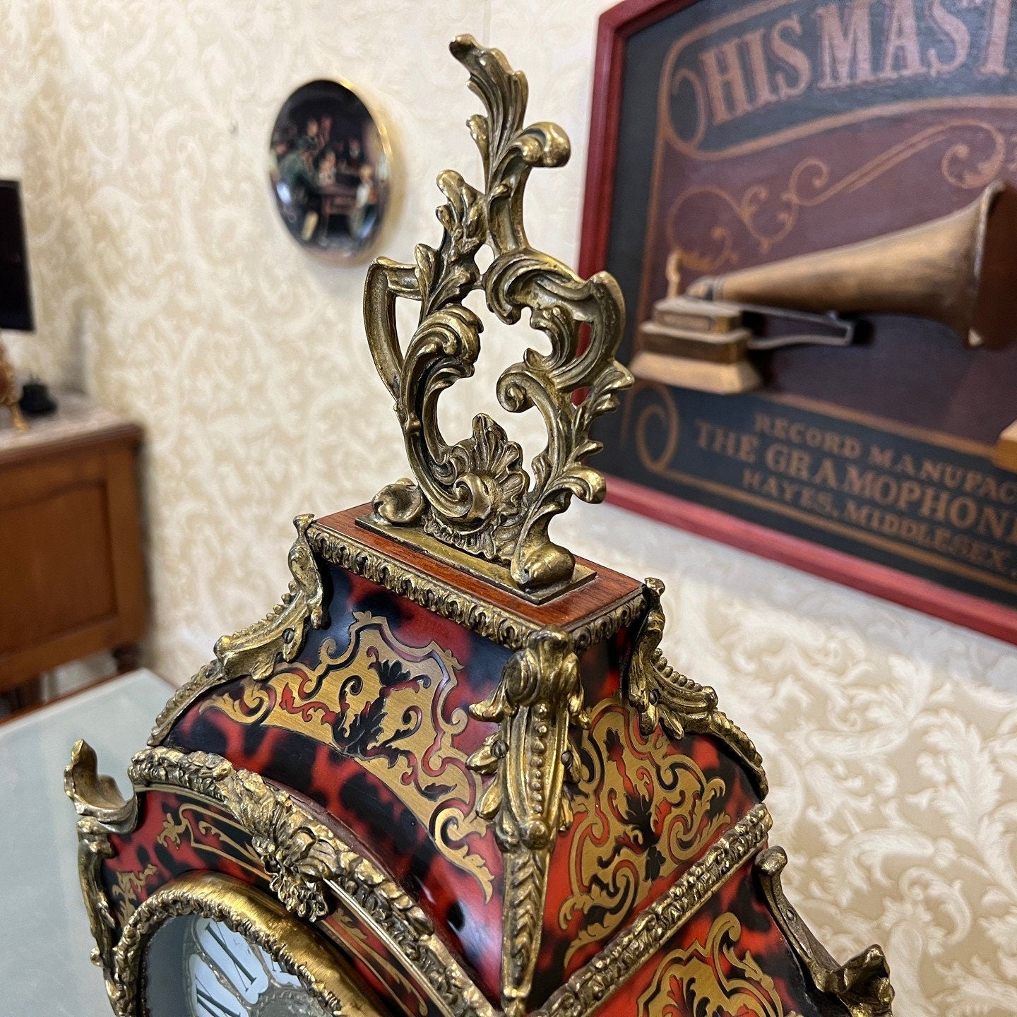 Collectible Antique French Boule Clock - Perfect Condition, Fully Functional