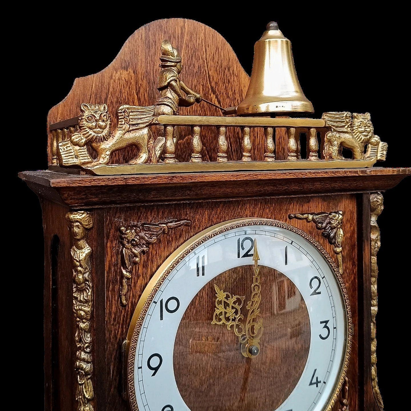 Antique Balcanto Wall Clock | French Made | Elegant Wooden Case | Fully Functional | Collectible Timepiece