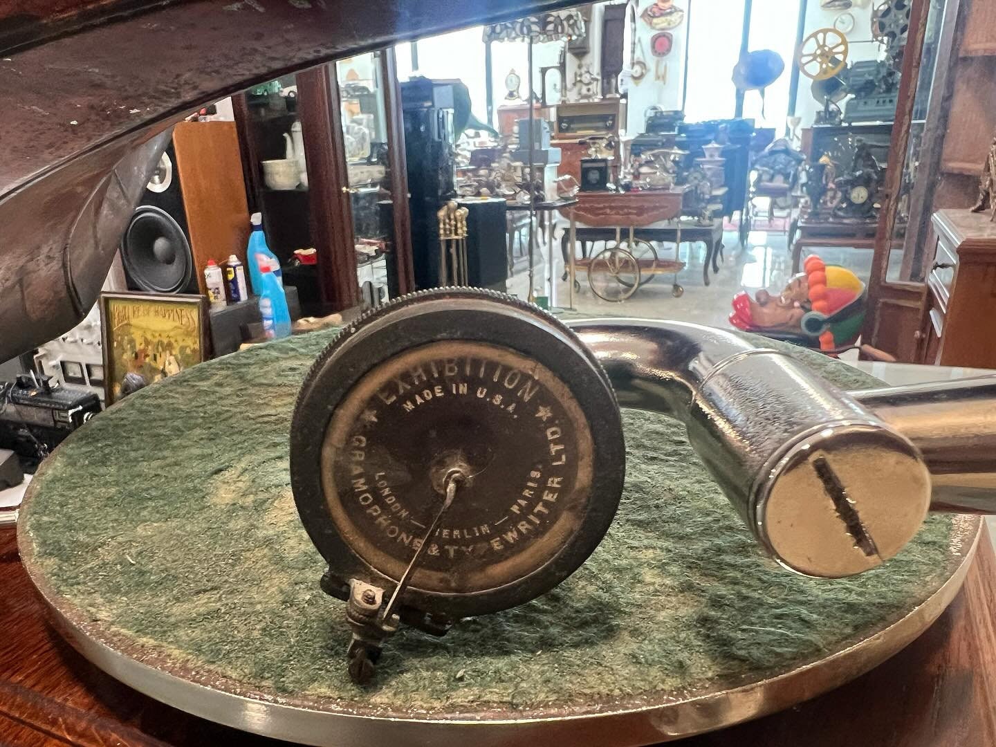 Ultra Rare His Master’s Voice Full Original Horn Gramophone | Excellent Condition- Turntable