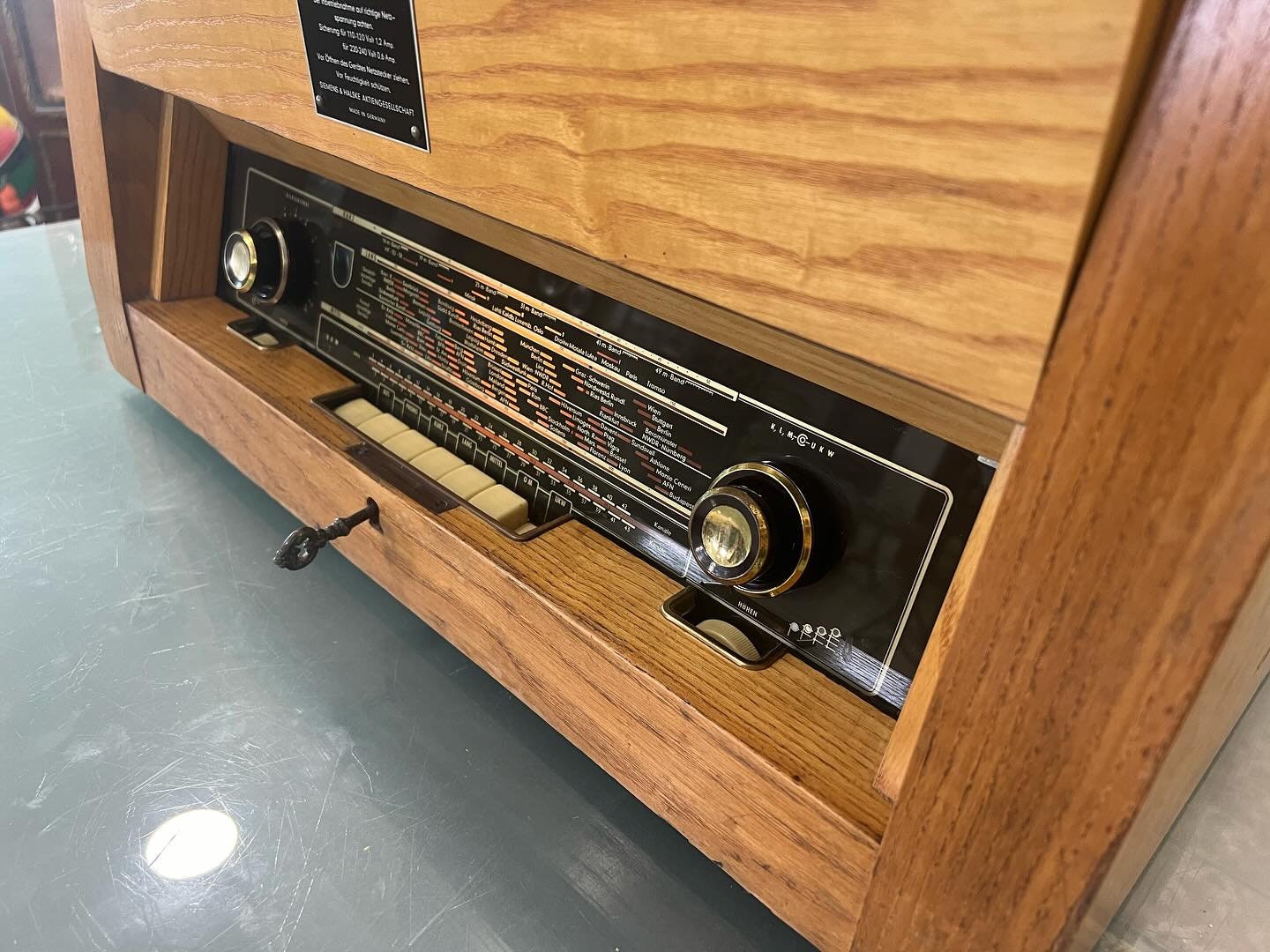 Ultra Rare 1954 Siemens School Radio | Tube Radio with Original FM | Excellent Condition