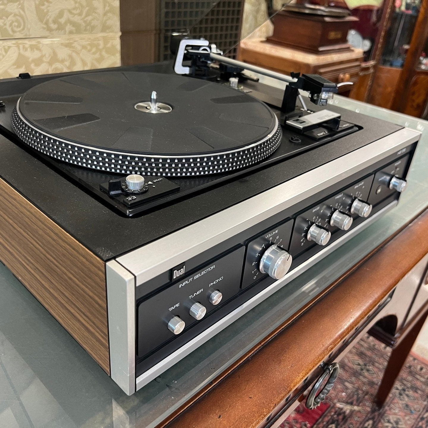 Dual HS 136 with Dual 1237 Fully Automatic Turntable | Includes Original Speaker Set | High Conditiona- Turntable