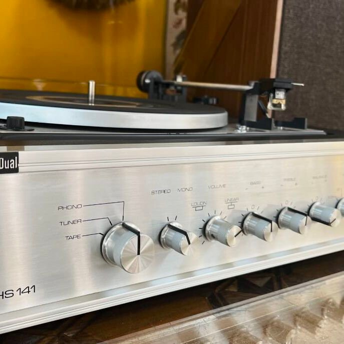 Antique Dual HS 141 Turntable | Original Condition | Shure M75 Needle | Dual CL 240 Speakers