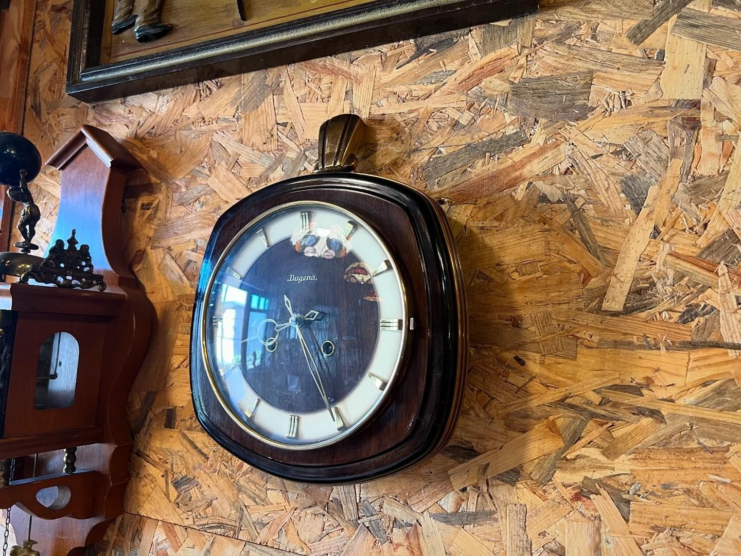 Collectible German Dugena Double Wind Wall Clock | Excellent Condition | Fully Functional | Vintage Home Decor