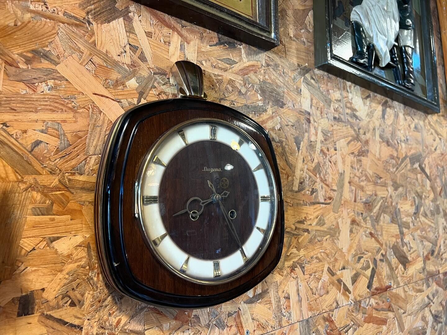 Collectible German Dugena Double Wind Wall Clock | Excellent Condition | Fully Functional | Vintage Home Decor