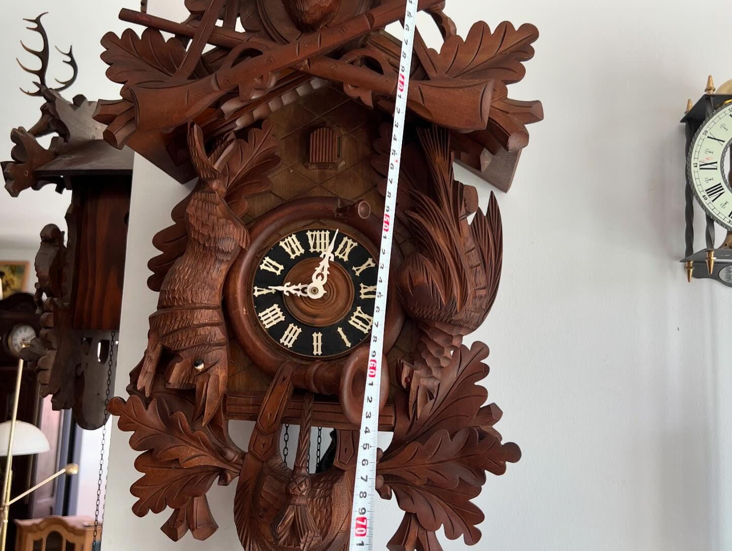 Giant 80 cm German Cuckoo Clock - Collectible Antique, Excellent Condition