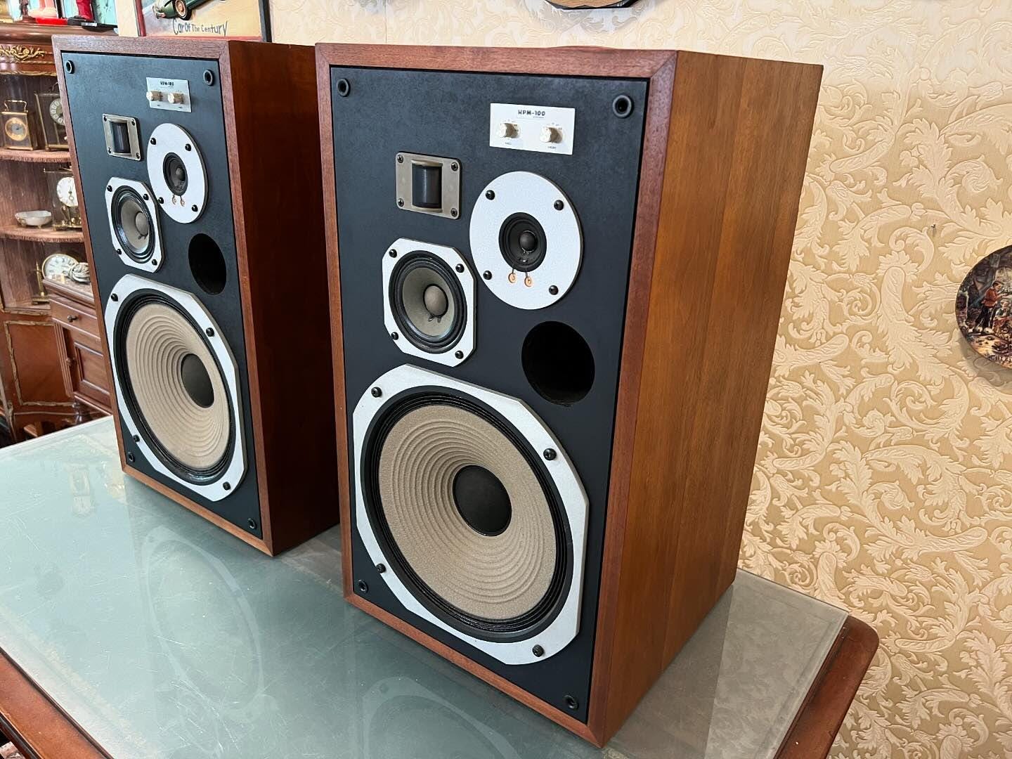 Vintage Pioneer HPM 100 Speaker Set, All Original Drivers, Excellent Condition, Rare Collector's Edition