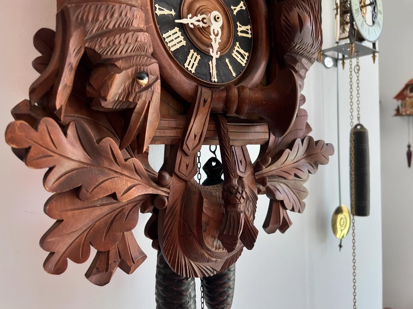 Giant 80 cm German Cuckoo Clock - Collectible Antique, Excellent Condition
