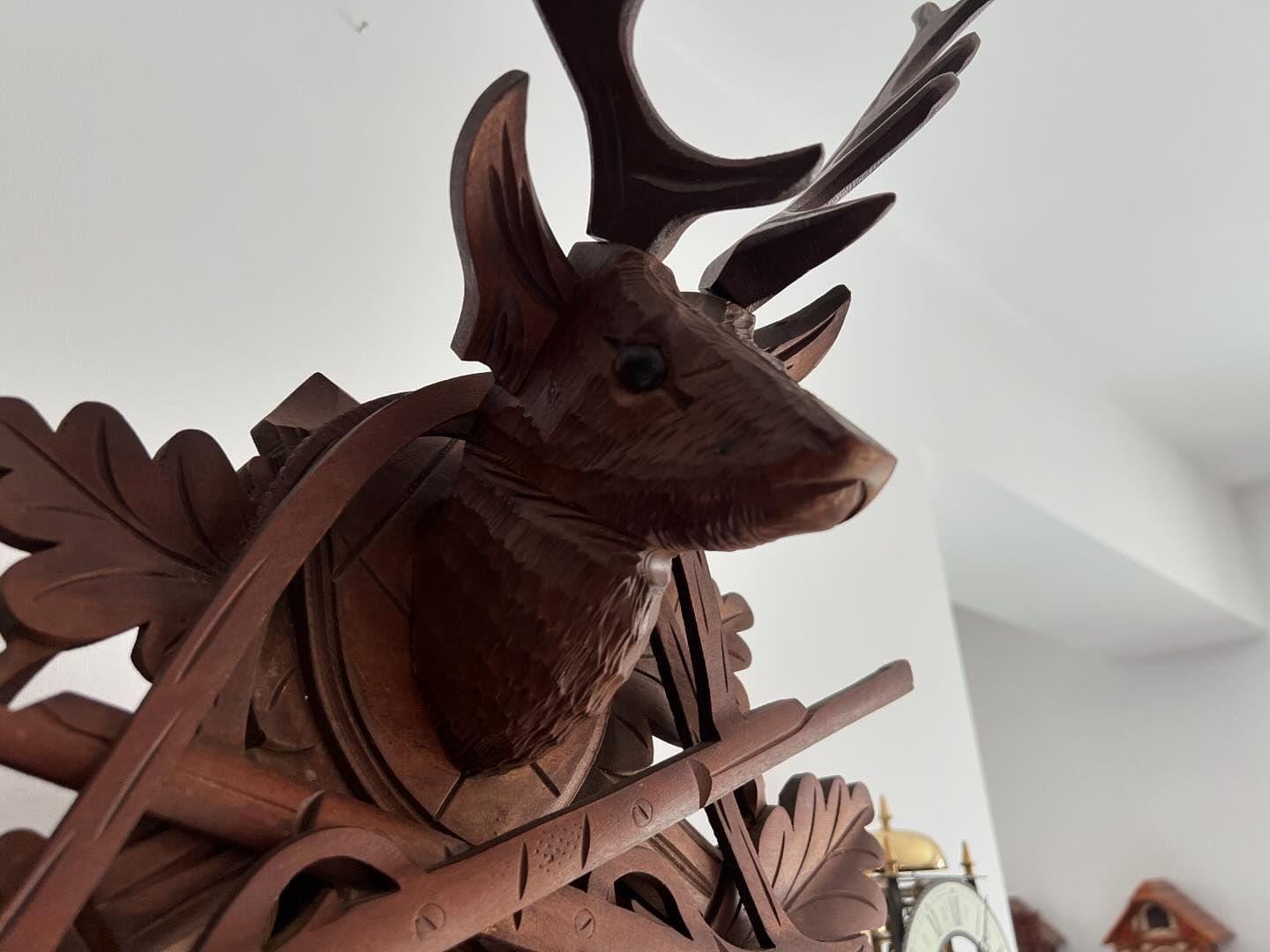 Giant 80 cm German Cuckoo Clock - Collectible Antique, Excellent Condition