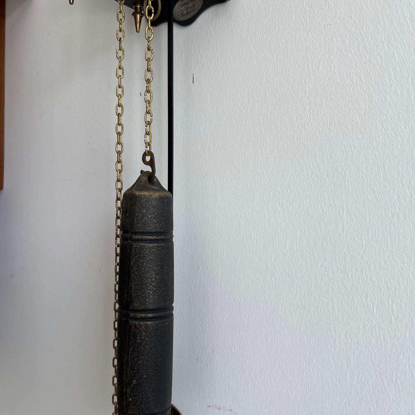 Rare German Skeleton Wall Clock - Antique, Fully Functional, Unique Design, Excellent Condition
