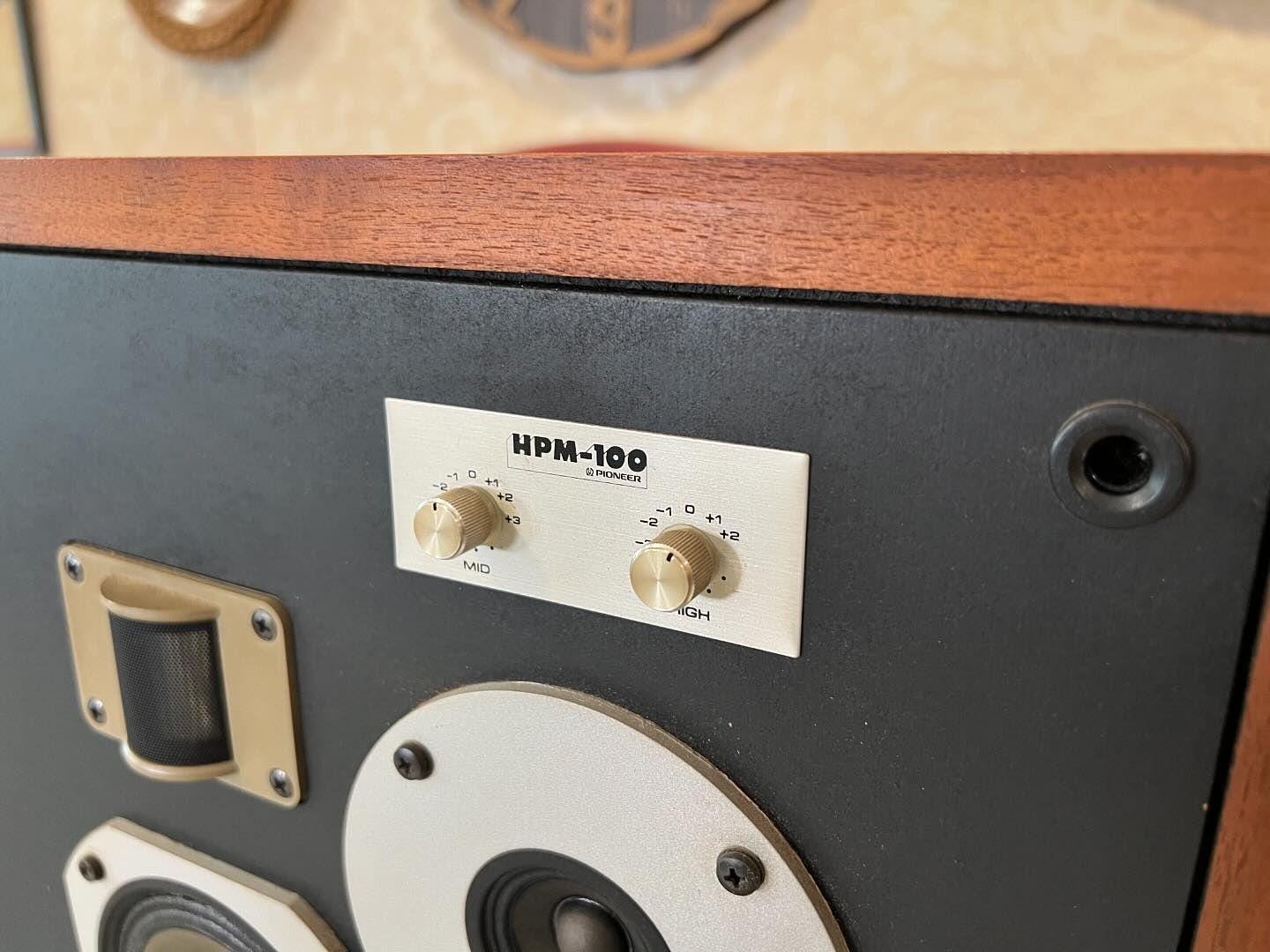 Vintage Pioneer HPM 100 Speaker Set, All Original Drivers, Excellent Condition, Rare Collector's Edition