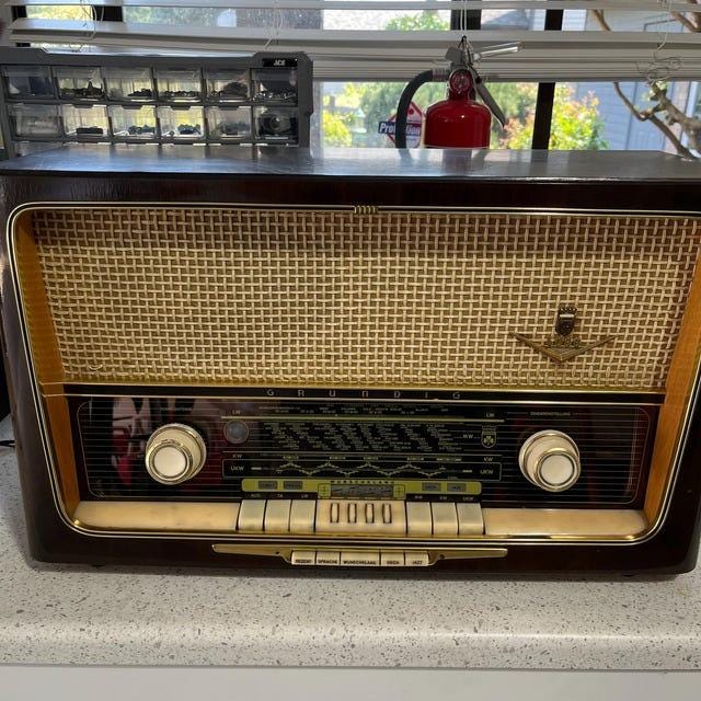 Custom Glass Panel for Grundig 4088 Model, Unique Design, Ready for Installation