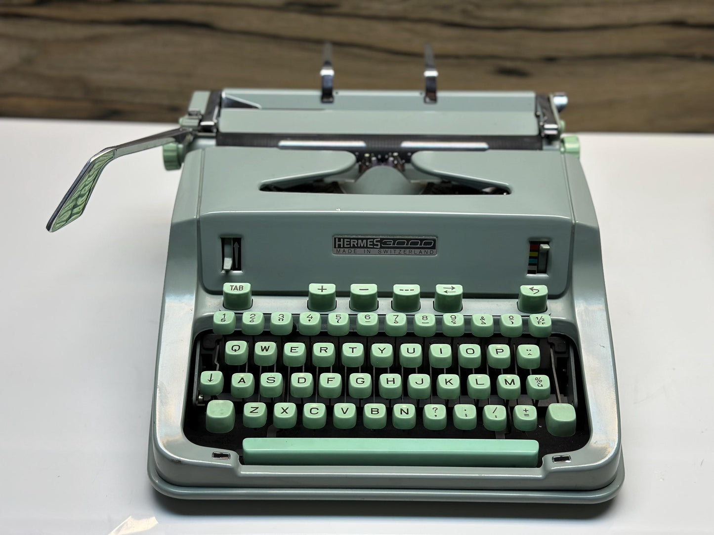 Hermes 3000 Typewriter | Full Original Typewriter | Iconic Manual Portable Typewriter from 1965 | Vintage Gift
