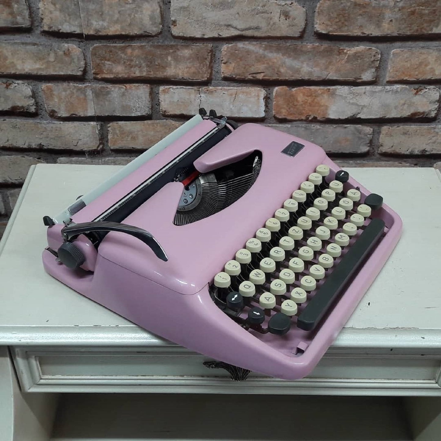 Adler Tippa Typewriter | Fully Functional 1960 Model in Pink | Vintage Charm with Modern Typing Precision