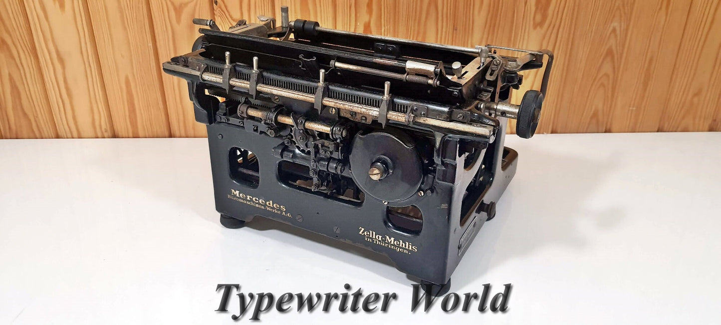 Mercedes Favorit 1930 Error-free Typewriter | Restored and Working