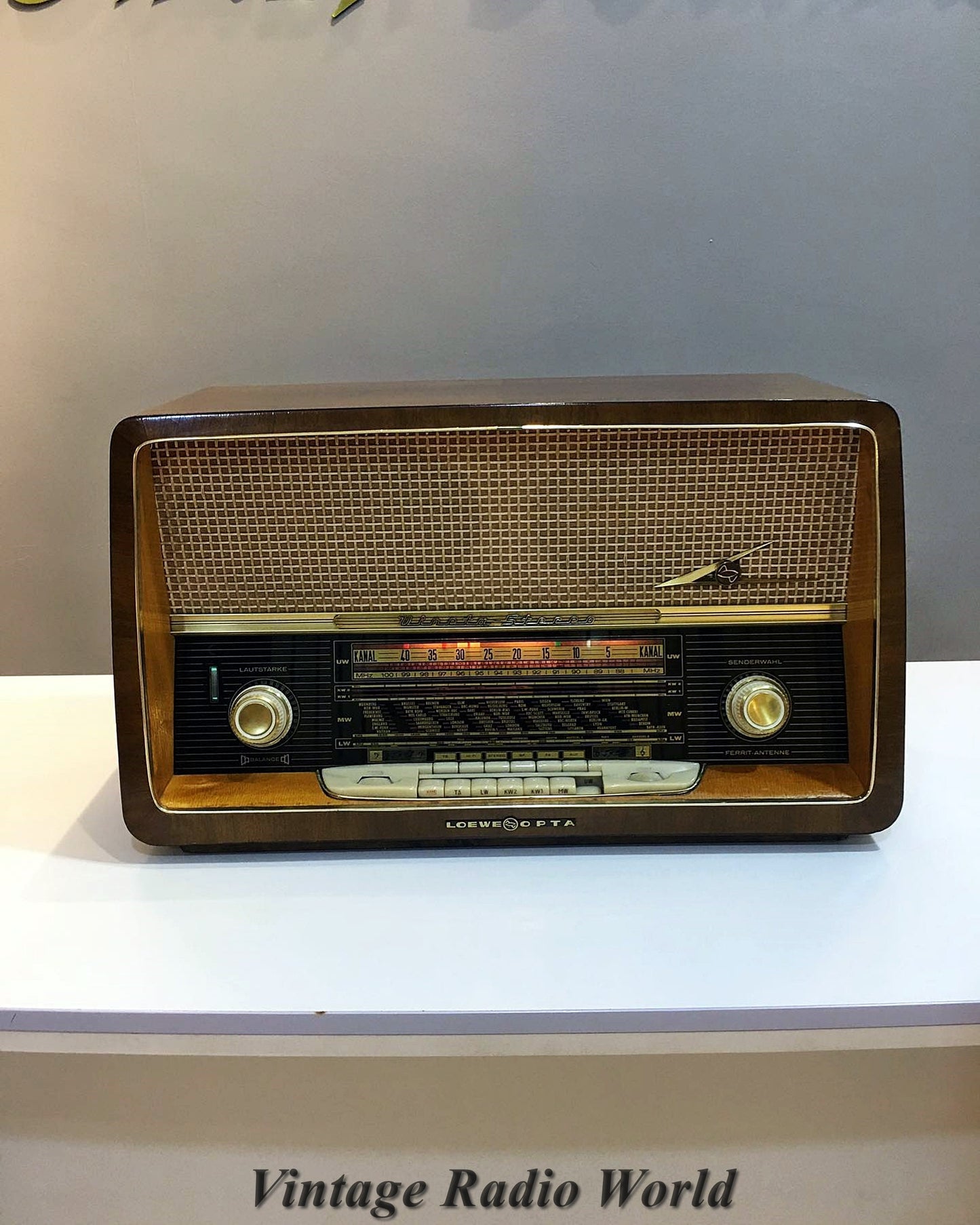 Loewe opta vineta stereo | Vintage Radio | Orjinal Old Radio | Antique Radio | Lamp Radio | Loewe opta vineta Radio
