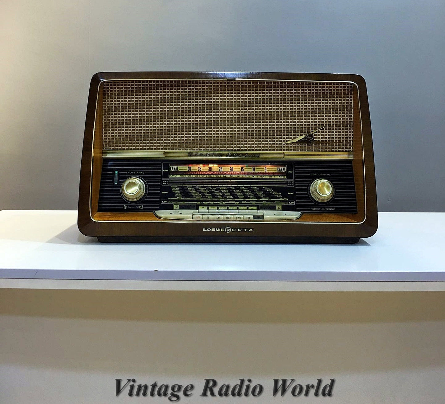 Loewe opta vineta stereo | Vintage Radio | Orjinal Old Radio | Antique Radio | Lamp Radio | Loewe opta vineta Radio