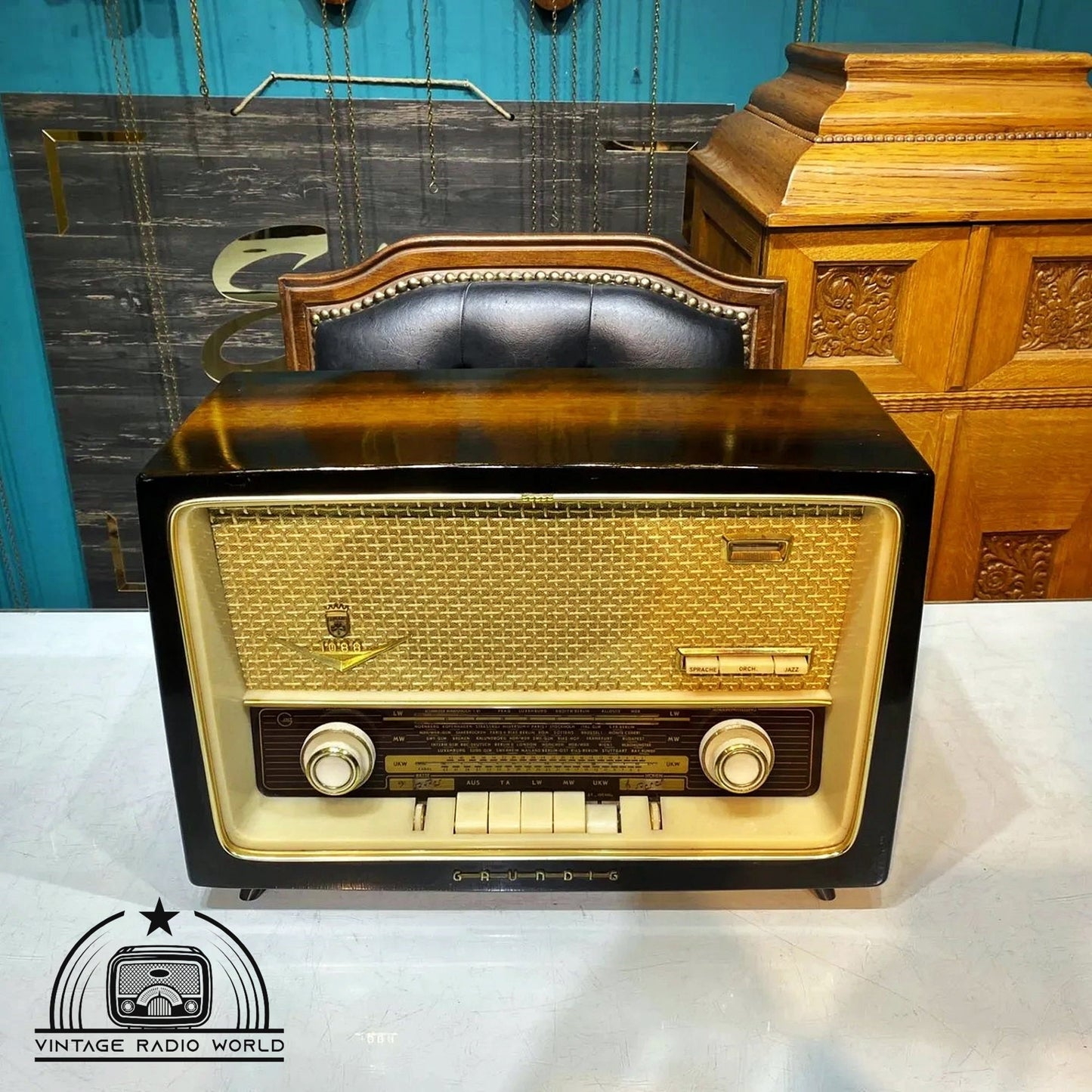 Grundig 1088 Radio | Vintage Radio | Orjinal Old Radio | Radio | Lamp Radio | Grundig 1088