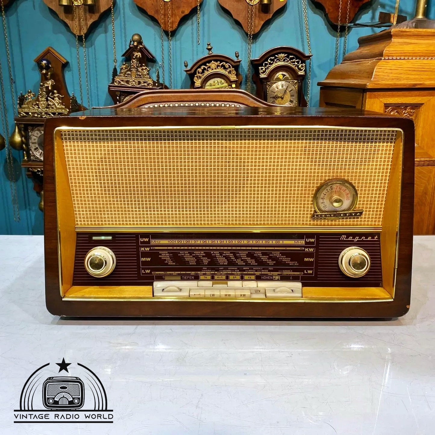 Loewe Opta Magnet Radio | Vintage Radio | Orjinal Old Radio | Antique Radio | Lamp Radio: Nostalgia Meets Modern Elegance