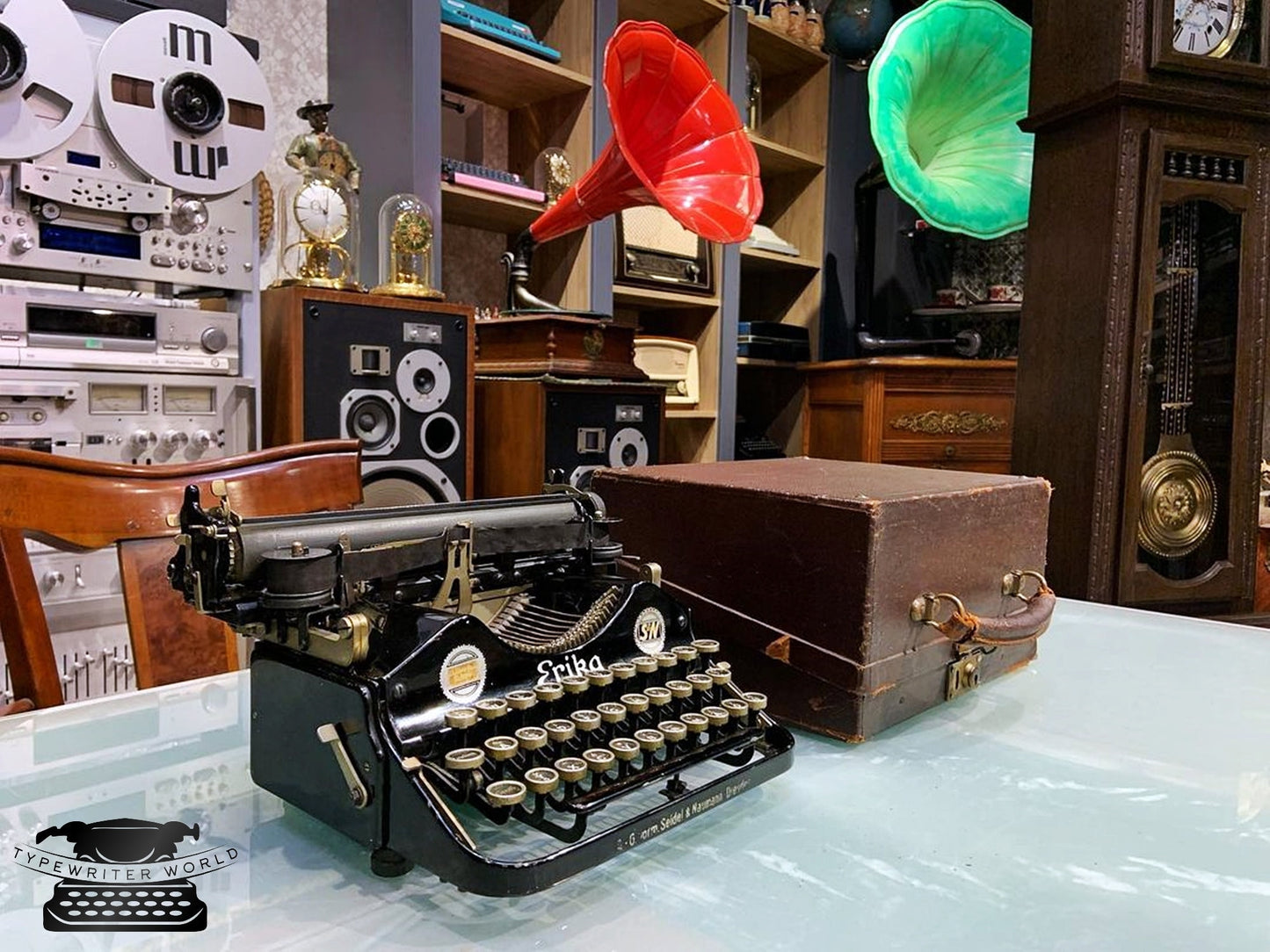 Erika Typewriter| Smoll Typewriter| Antique Typewriter | Working Typewriter | Working Perfectly | Fabulous Gift