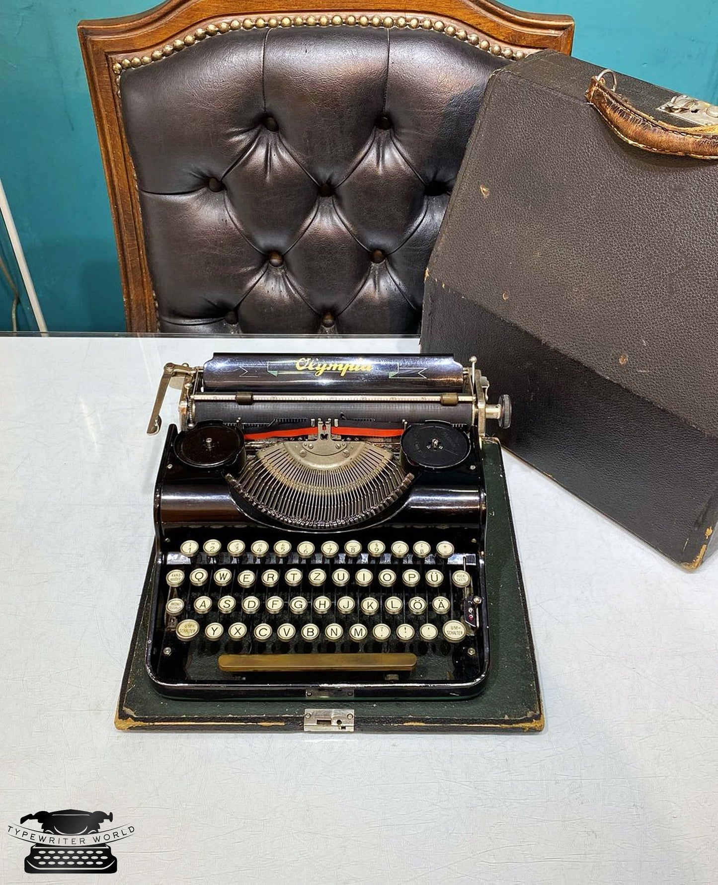 Olympia Typewriter 1970s / Premium Gift | Black Typewriter | Old Typewriter,typewriter working