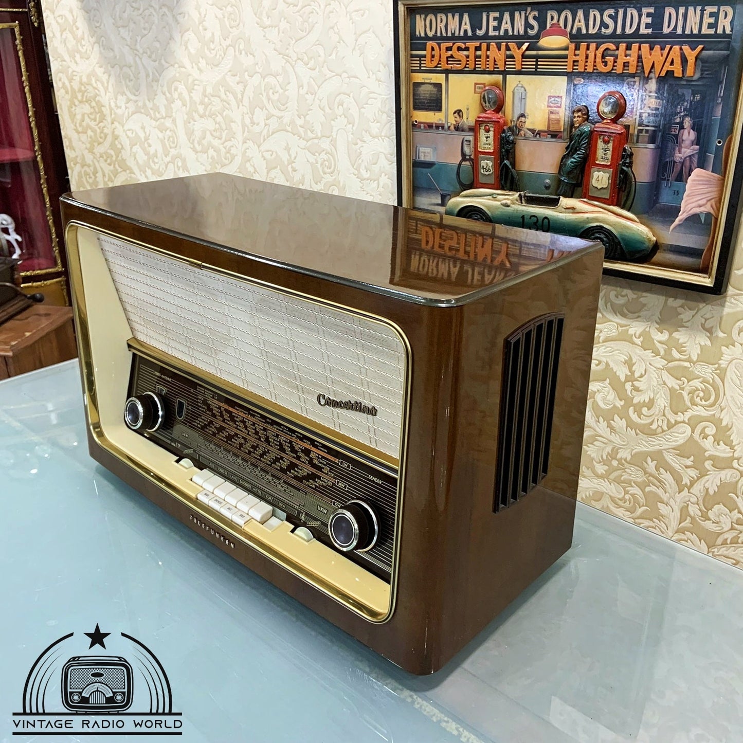 Telefunken Concertino Radio | Vintage Radio | Orjinal Old Radio | Radio | Lamp Radio | Telefunken Radio