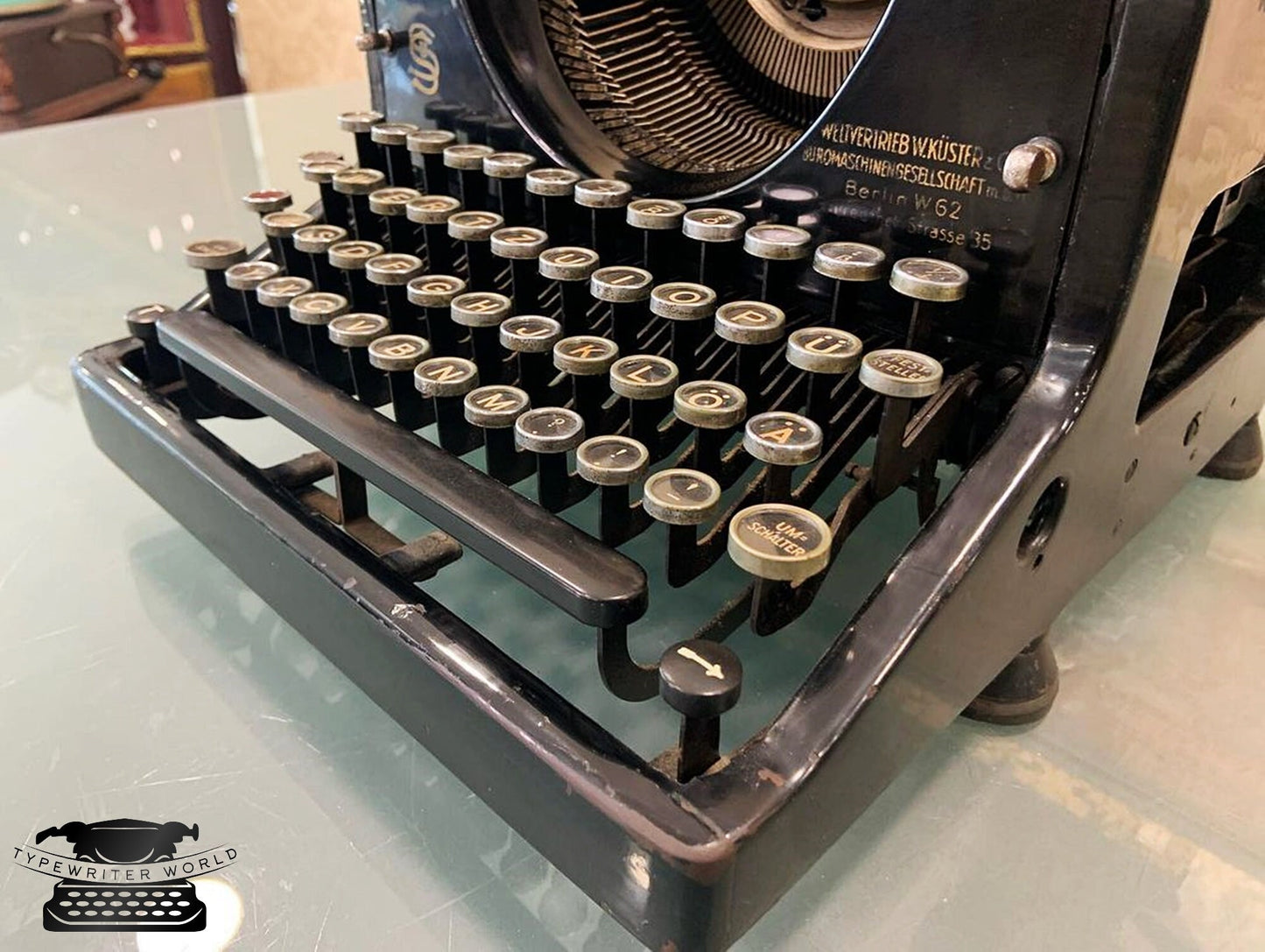 Fortuna Typewriter | Antique Typewriter,typewriter working