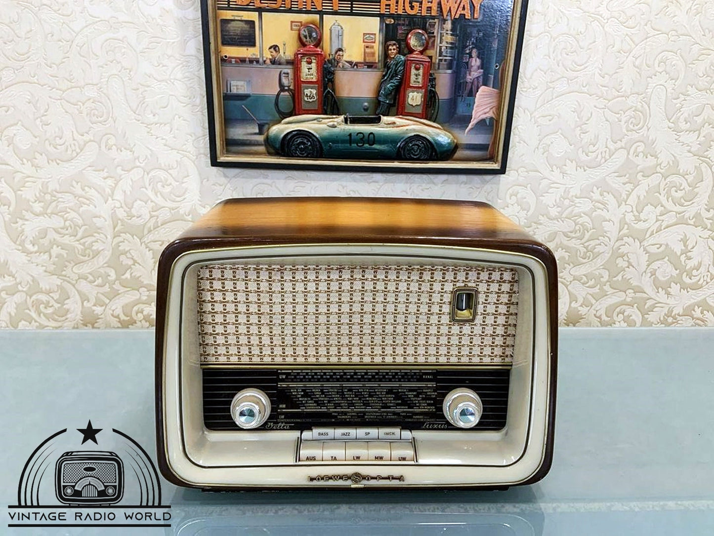 Loewe Opta Bella | Vintage Radio | Original Old Radio | Radio | Lamp Radio | Loewe Opta Bella FM Radio