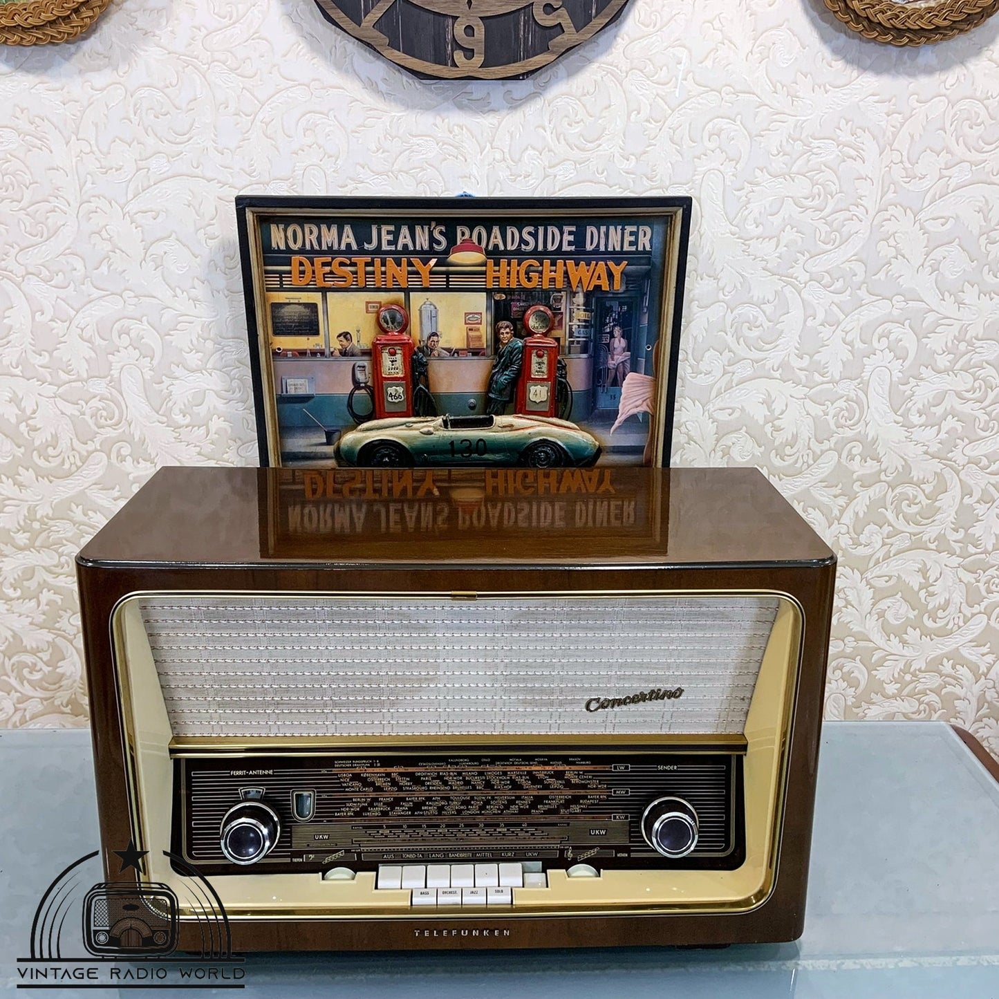 Telefunken Concertino Radio | Vintage Radio | Orjinal Old Radio | Radio | Lamp Radio | Telefunken Radio