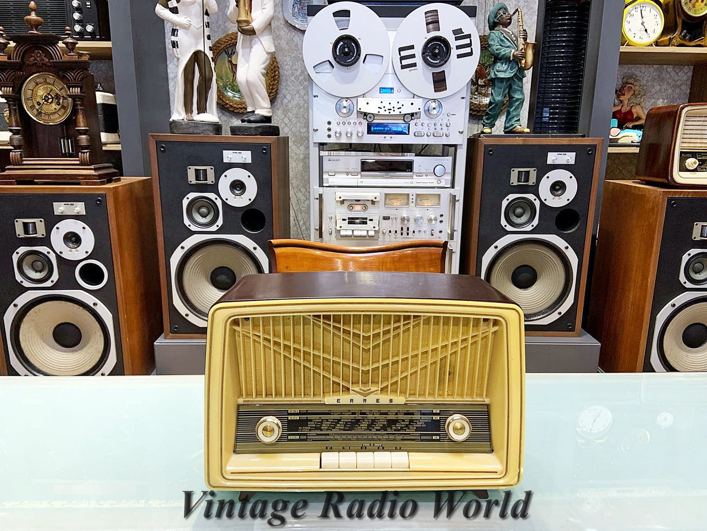 ERRES | Vintage Radio | Orjinal Old Radio | Antique Radio | Lamp Radio | ERRES Radio Bakelite safe
