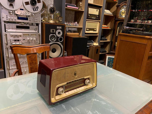 German Grundig Type 97 lamp Radio with pickup  | Vintage Radio | Orjinal Old Radio | Antique Radio | Lamp Radio |