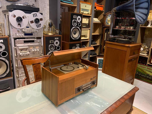 Germany Union Lamp Radio With Pikap| Vintage Radio | Orjinal Old Radio | Radio | Lamp Radio |, Turntable