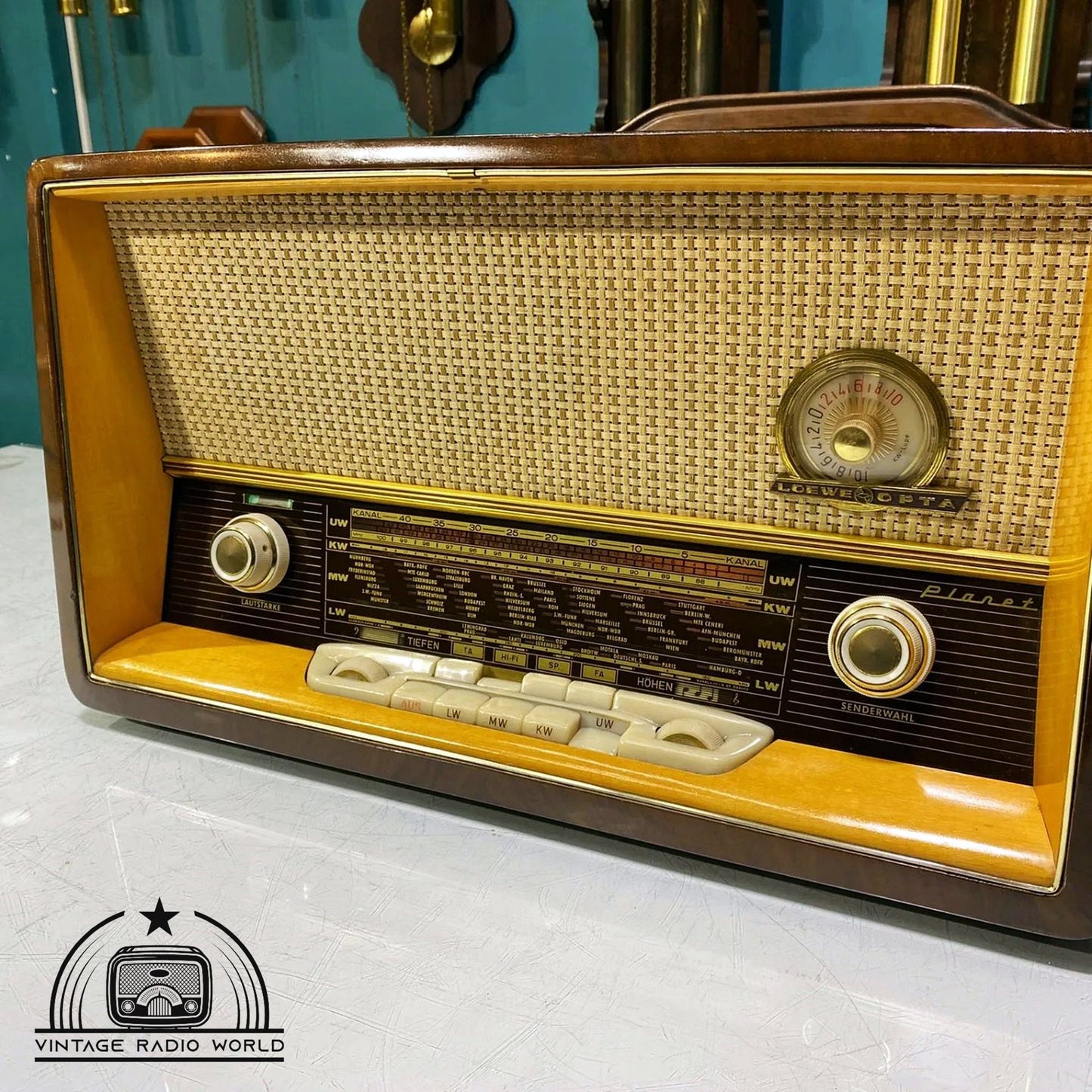 Loewe Opta Blanet | Vintage Radio | Orjinal Old Radio | Antique Radio | Lamp Radio | Loewe opta   Radio
