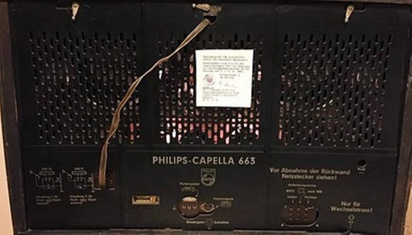 Philips Capella 663 | Vintage Radio | Orjinal Old Radio | Antique Radio | Lamp Radio | Philips Radio