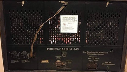 Philips Capella 663 | Vintage Radio | Orjinal Old Radio | Antique Radio | Lamp Radio | Philips Radio